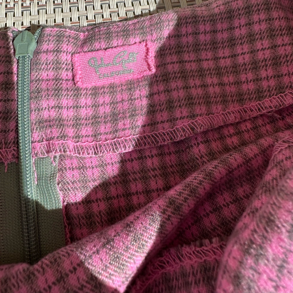 Brandy Melville John Galt plaid Cara skirt